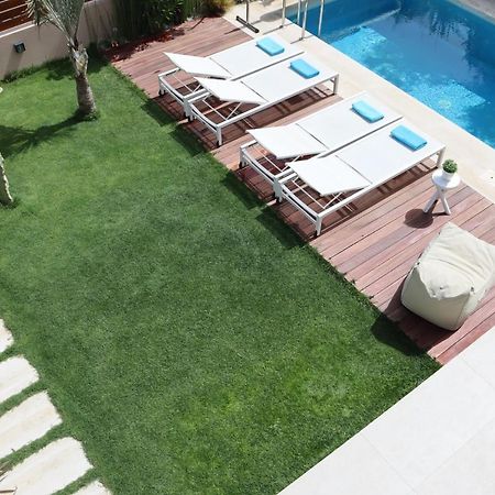 Fos Villa, A Luxe House With Private Heated Pool Galatás Exterior photo