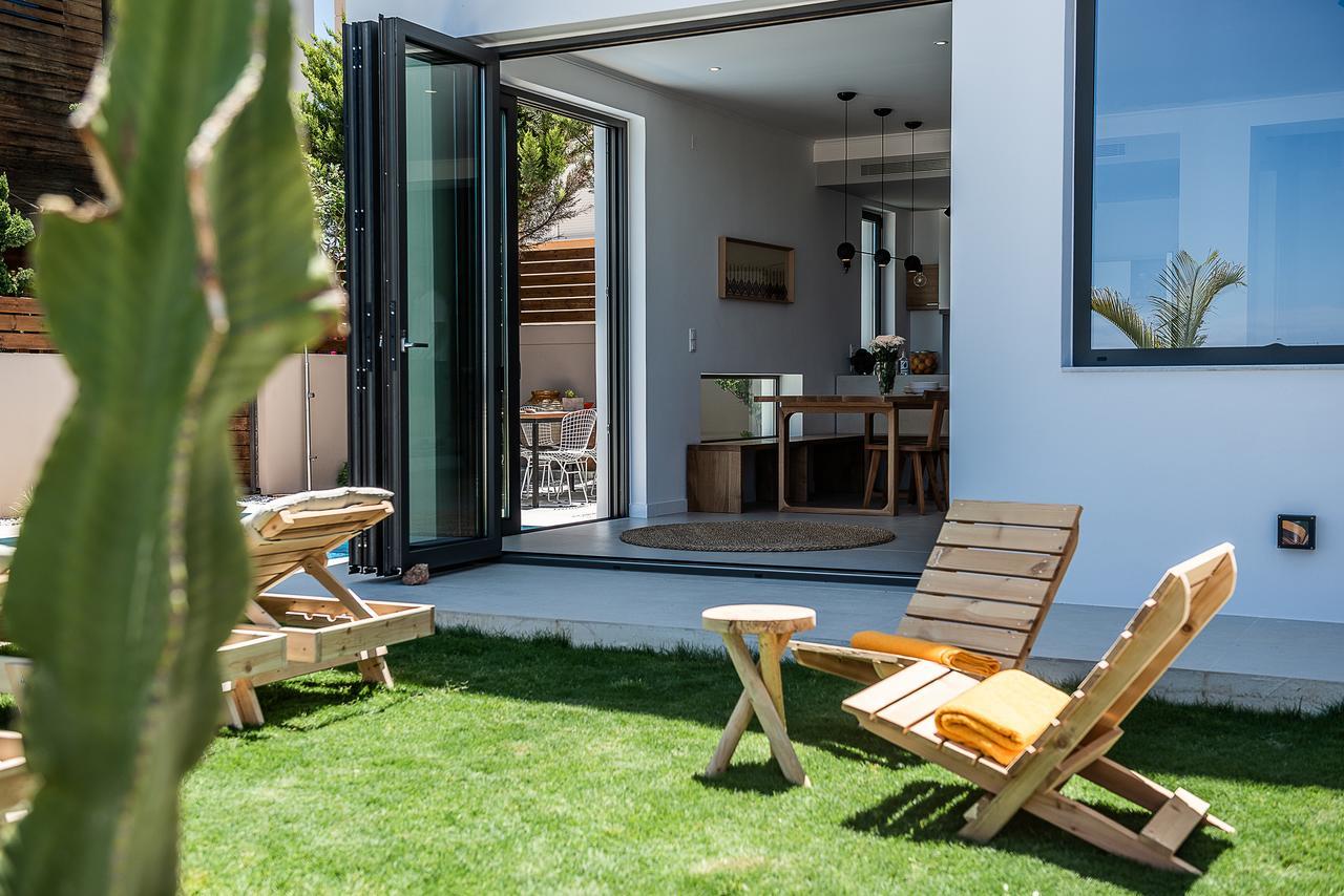 Fos Villa, A Luxe House With Private Heated Pool Galatás Exterior photo