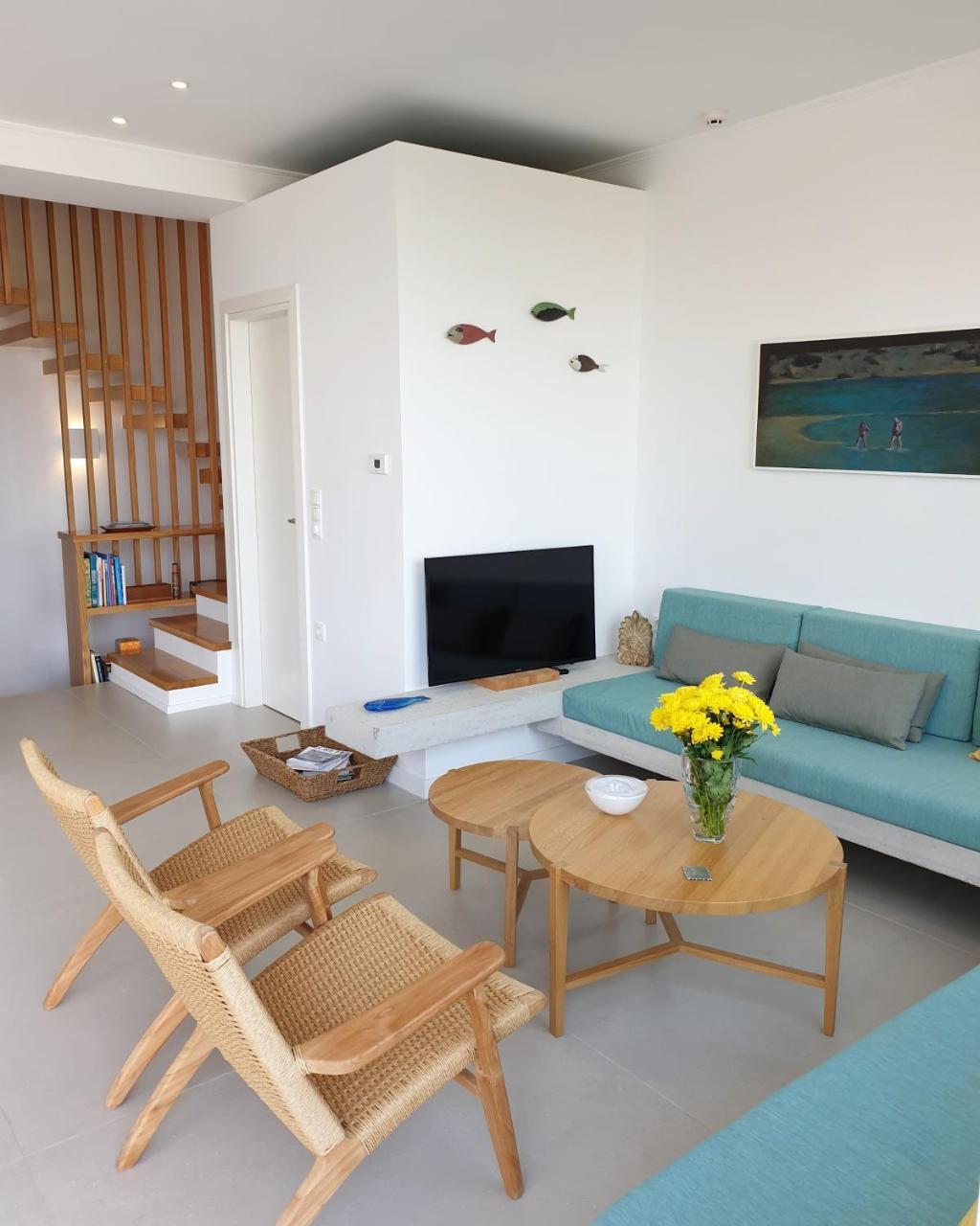 Fos Villa, A Luxe House With Private Heated Pool Galatás Exterior photo