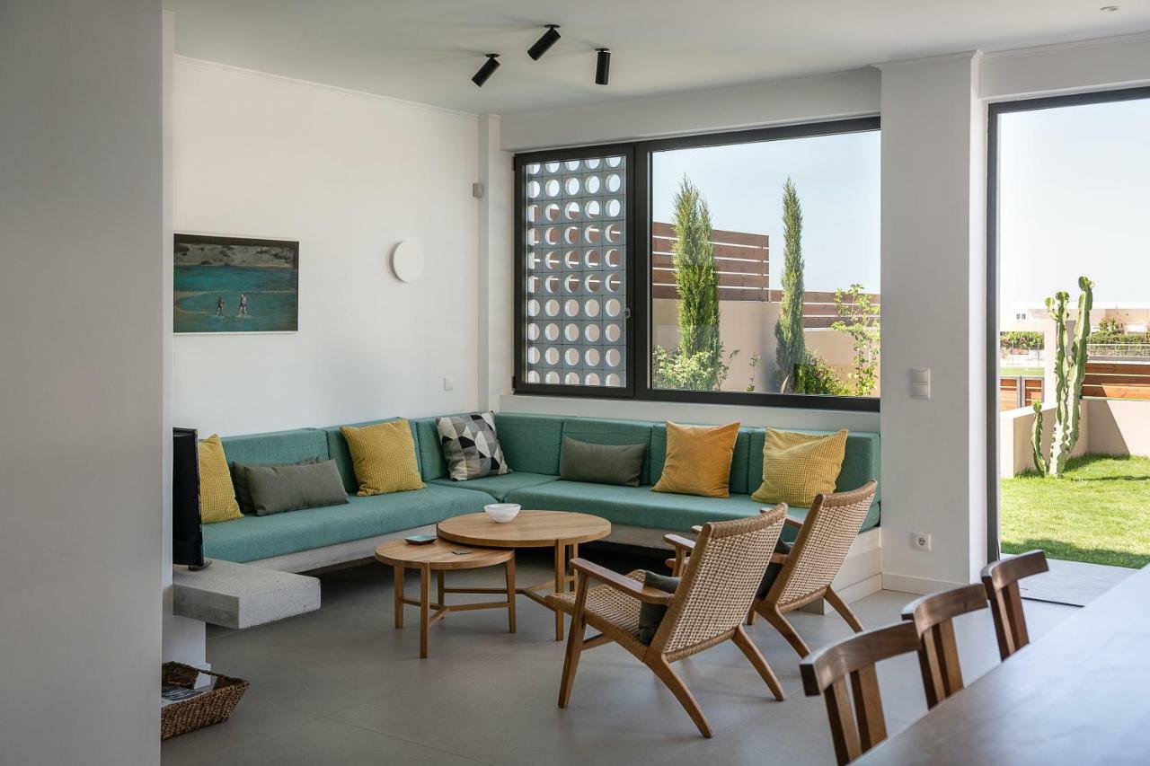 Fos Villa, A Luxe House With Private Heated Pool Galatás Exterior photo